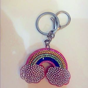 The rainbow rhinestone new keychain!